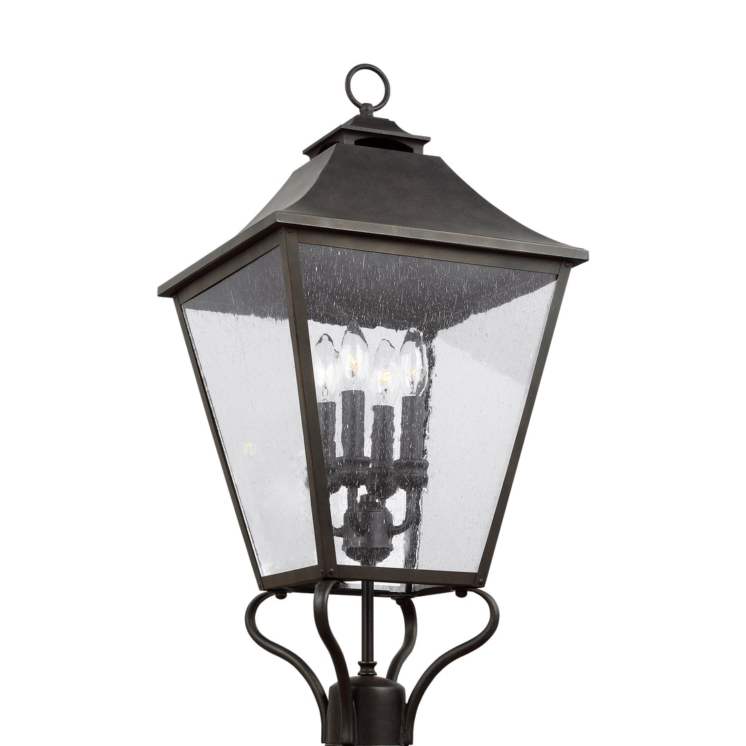 Galena Four Light Post Lantern in Sable - available from The Lighting Shoppe, trusted by Canadian homeowners
