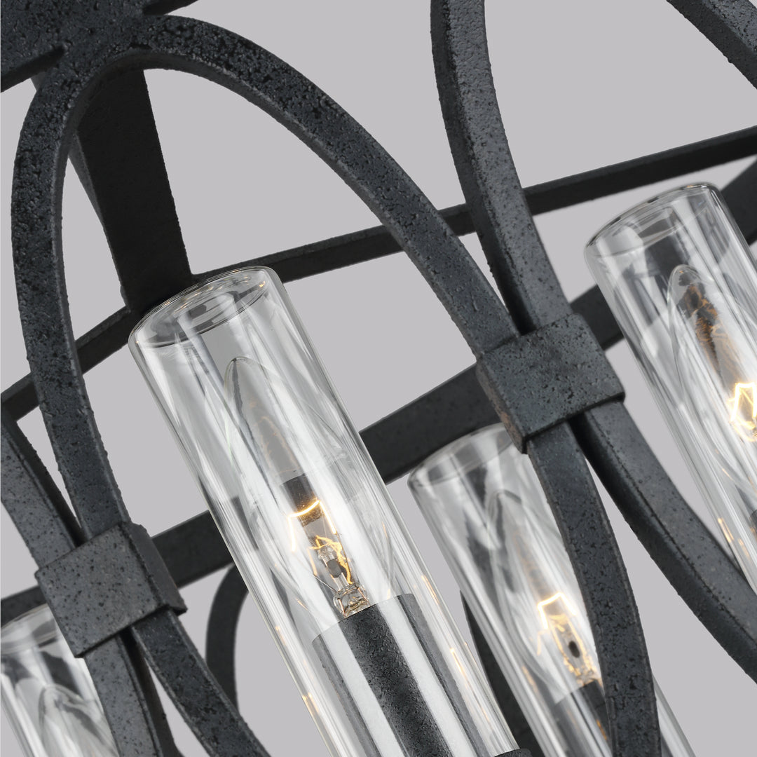 Visual Comfort Studio Canada - OLF3222/5DWZ - Five Light Outdoor Chandelier - Patrice - Dark Weathered Zinc
