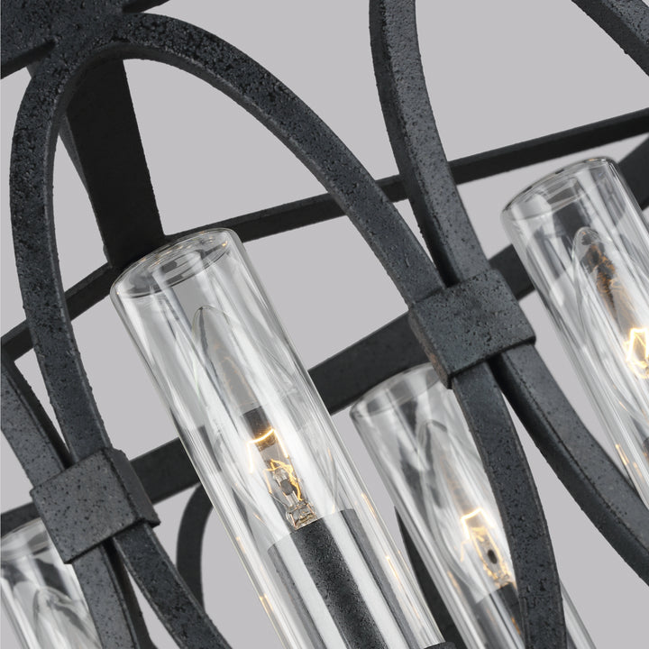 Visual Comfort Studio Canada - OLF3222/5DWZ - Five Light Outdoor Chandelier - Patrice - Dark Weathered Zinc