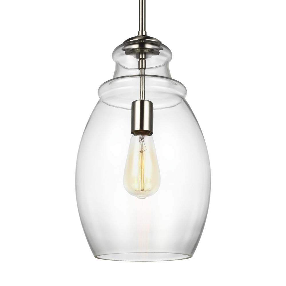 Generation Lighting Canada - P1484SN - One Light Pendant - Marino - Satin Nickel