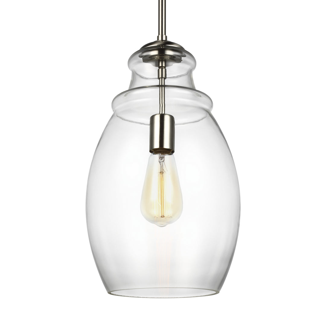 Generation Lighting Canada - P1484SN - One Light Pendant - Marino - Satin Nickel