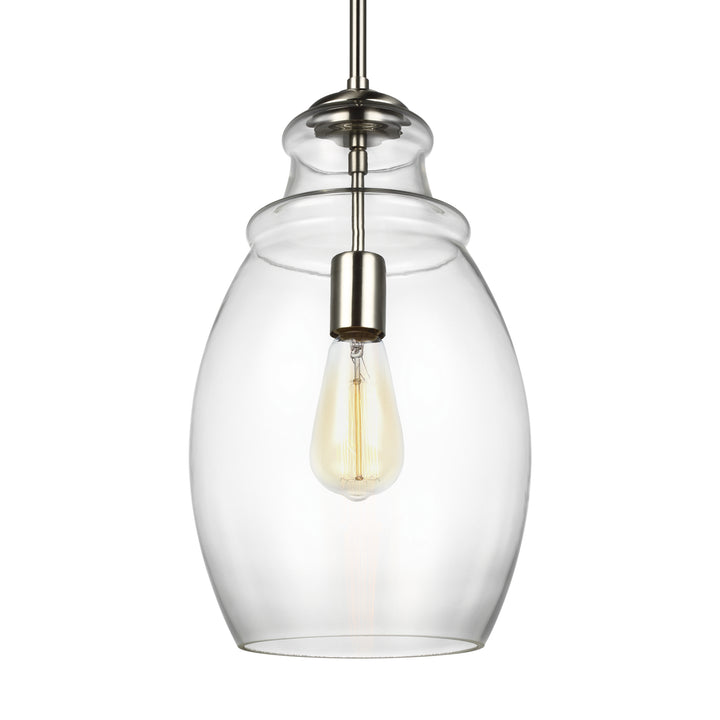 Generation Lighting Canada - P1484SN - One Light Pendant - Marino - Satin Nickel