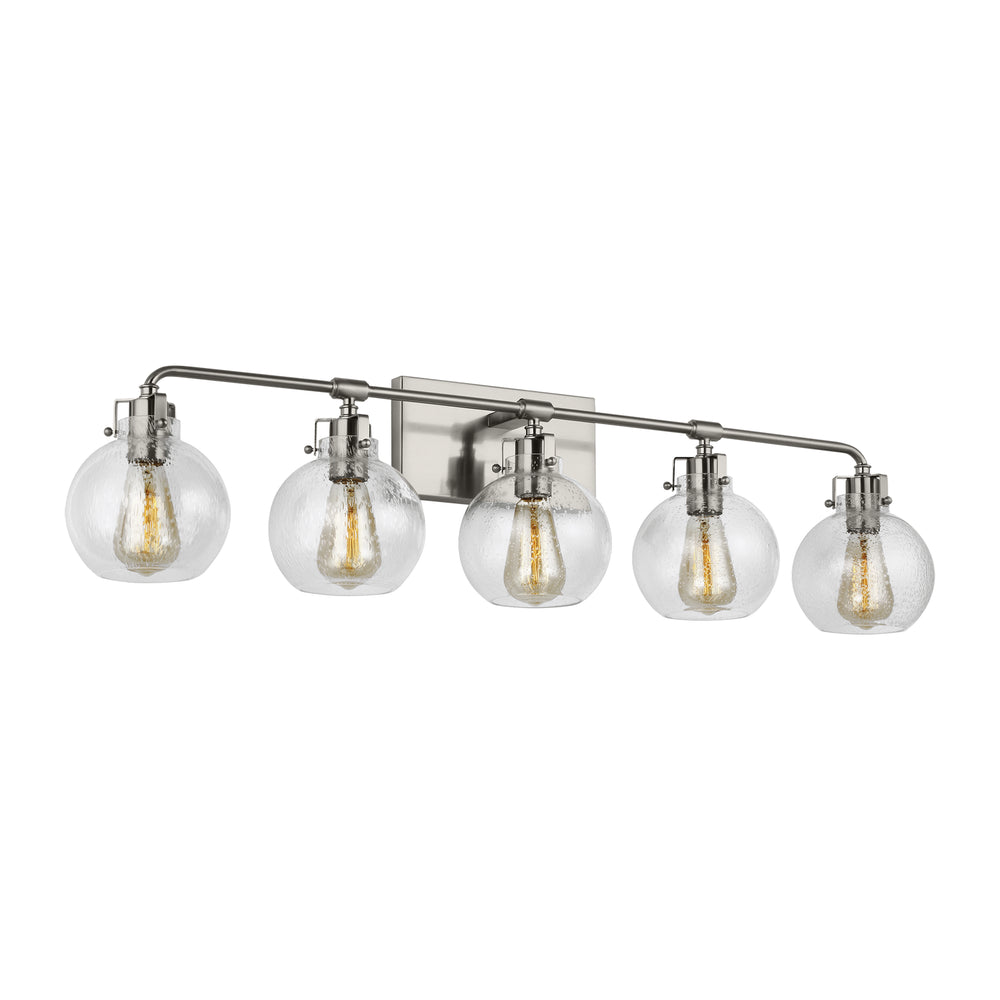Visual Comfort Studio Canada - VS24405SN - Five Light Vanity - Clara - Satin Nickel