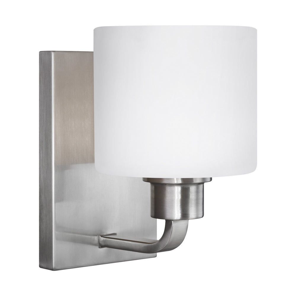 Generation Lighting Canada - 4128801-962 - One Light Wall / Bath Sconce - Canfield - Brushed Nickel