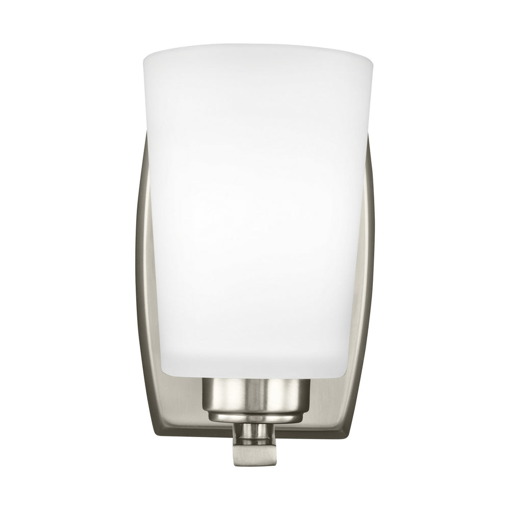 Generation Lighting Canada - 4128901-962 - One Light Wall / Bath Sconce - Franport - Brushed Nickel