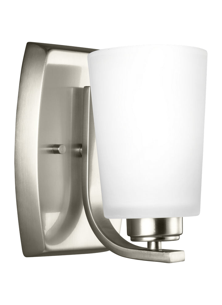 Generation Lighting Canada - 4128901EN3-962 - One Light Wall / Bath Sconce - Franport - Brushed Nickel
