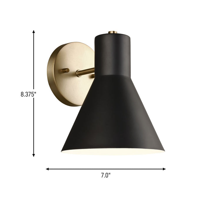 Generation Lighting Canada - 4141301-848 - One Light Wall / Bath Sconce - Towner - Satin Brass