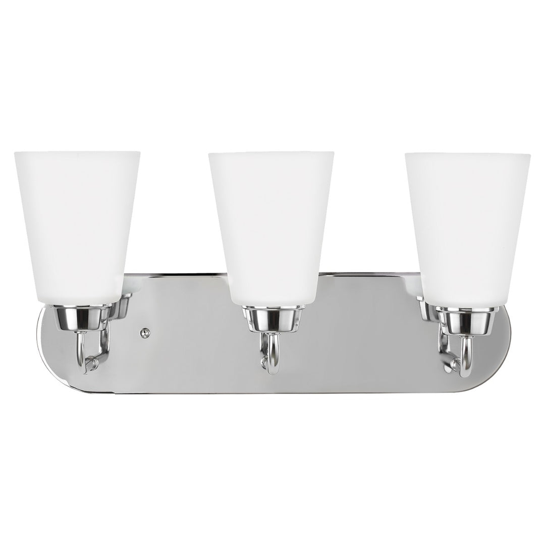 Kerrville Three Light Wall / Bath in Chrome - available from The Lighting Shoppe, trusted by Canadian homeowners