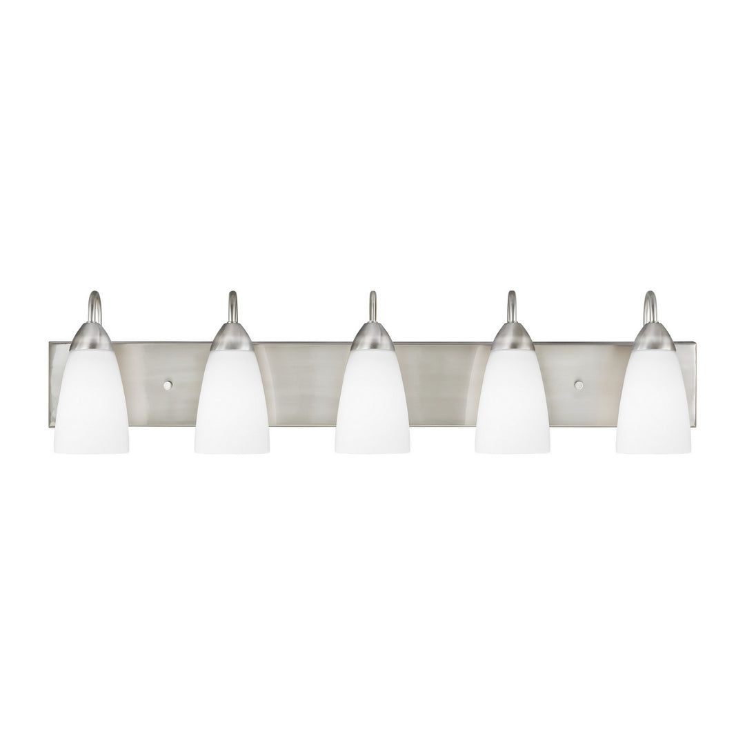 Generation Lighting Canada - 4420205-962 - Five Light Wall / Bath - Seville - Brushed Nickel
