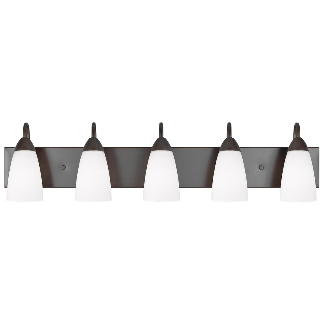 Generation Lighting Canada - 4420205EN3-710 - Five Light Wall / Bath - Seville - Bronze