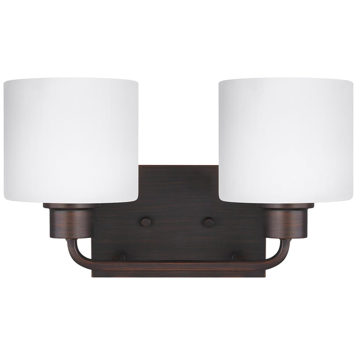 Generation Lighting Canada - 4428802-710 - Two Light Wall / Bath - Canfield - Bronze