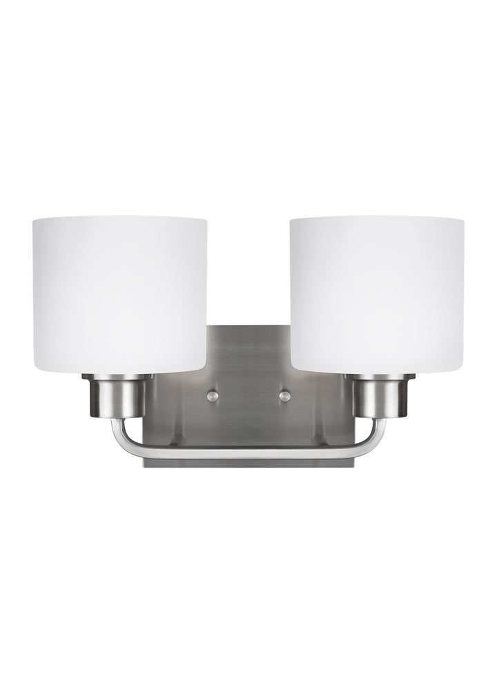 Generation Lighting Canada - 4428802-962 - Two Light Wall / Bath - Canfield - Brushed Nickel