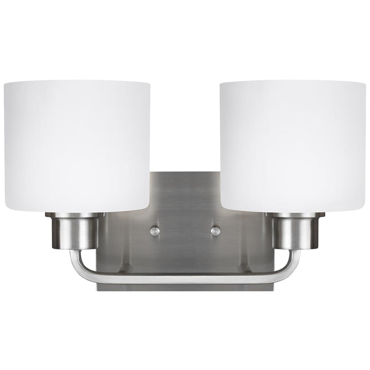Generation Lighting Canada - 4428802EN3-962 - Two Light Wall / Bath - Canfield - Brushed Nickel