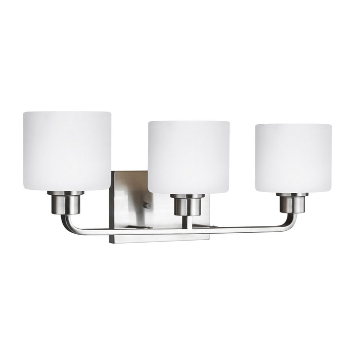 Generation Lighting Canada - 4428803-962 - Three Light Wall / Bath - Canfield - Brushed Nickel