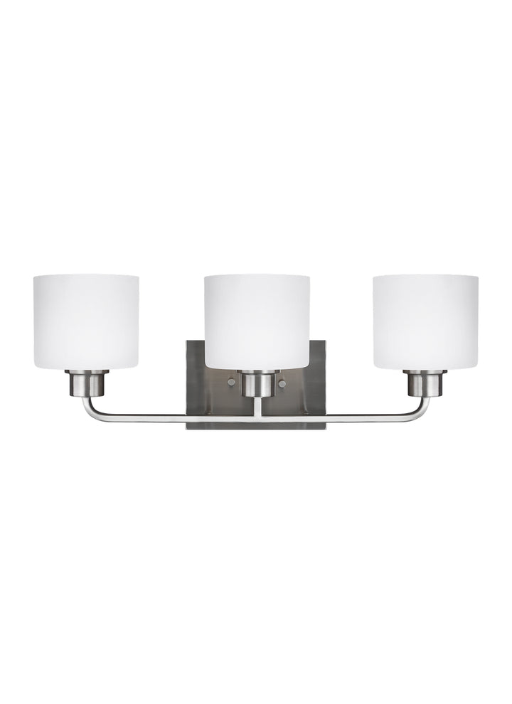 Generation Lighting Canada - 4428803-962 - Three Light Wall / Bath - Canfield - Brushed Nickel
