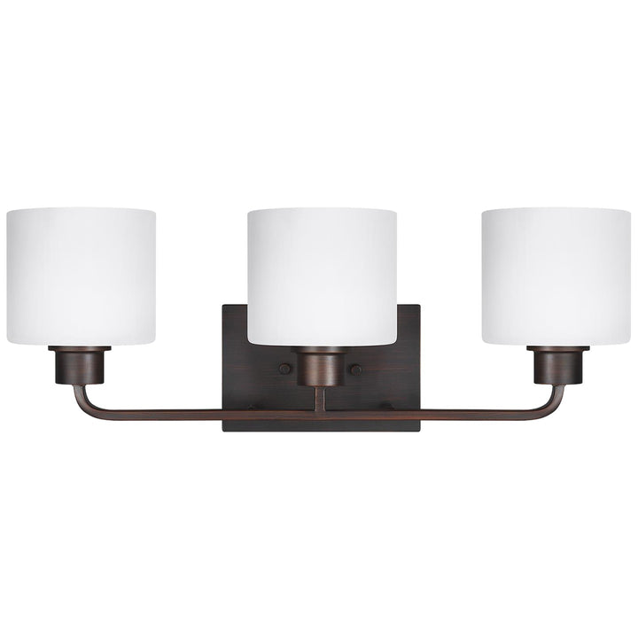 Generation Lighting Canada - 4428803EN3-710 - Three Light Wall / Bath - Canfield - Bronze