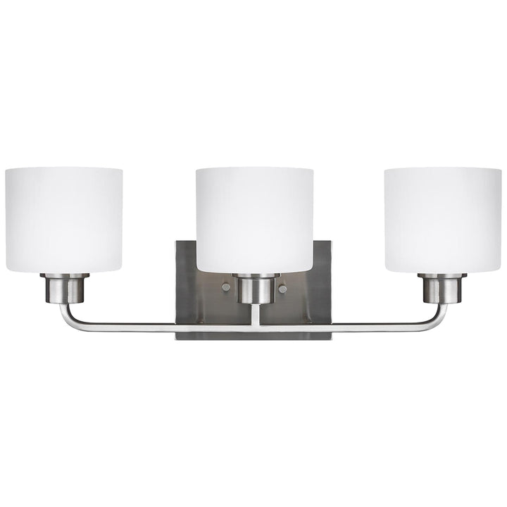 Generation Lighting Canada - 4428803EN3-962 - Three Light Wall / Bath - Canfield - Brushed Nickel