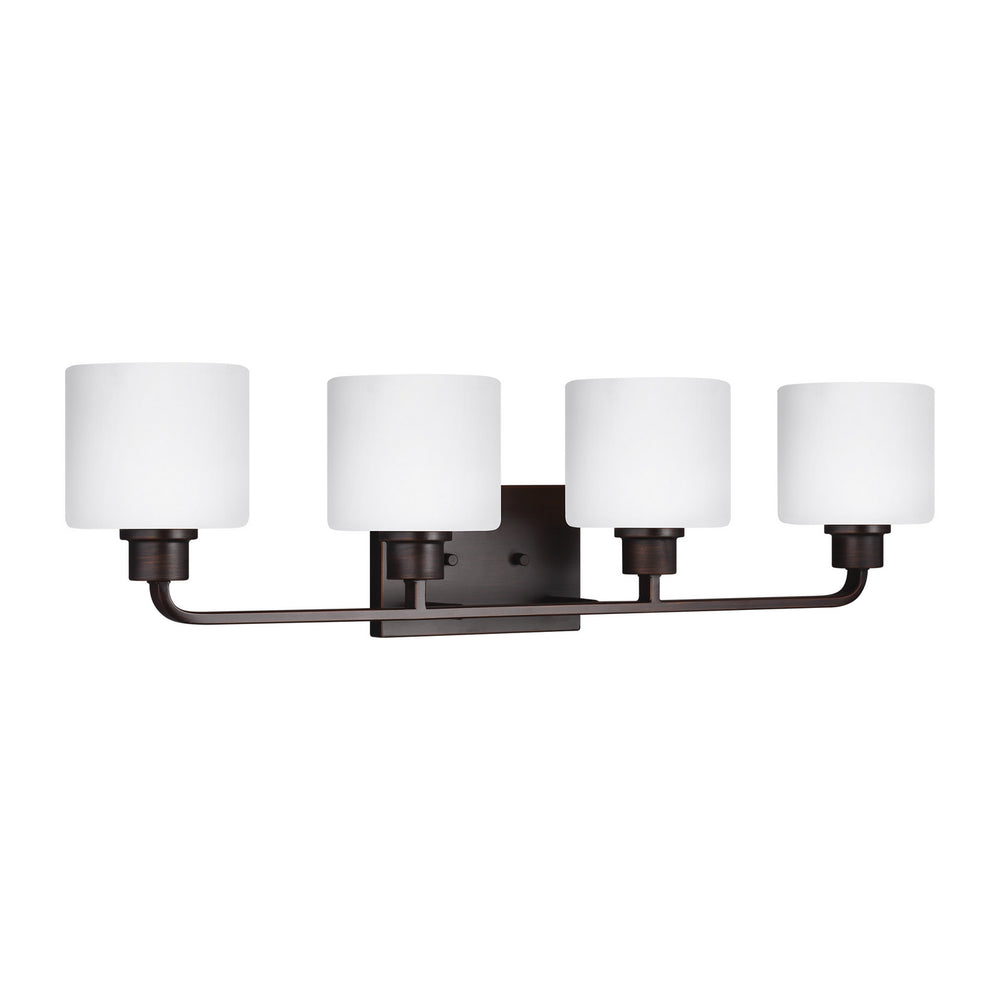 Generation Lighting Canada - 4428804-710 - Four Light Wall / Bath - Canfield - Bronze