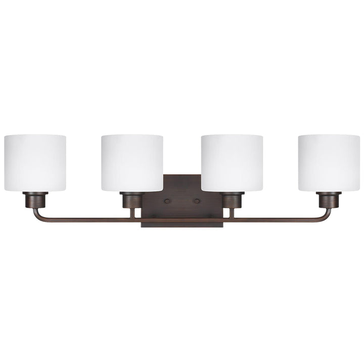 Generation Lighting Canada - 4428804-710 - Four Light Wall / Bath - Canfield - Bronze