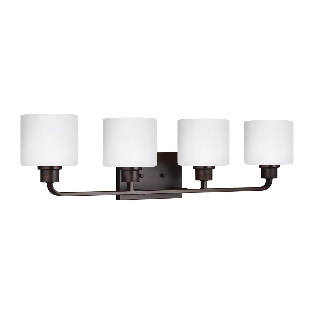 Generation Lighting Canada - 4428804EN3-710 - Four Light Wall / Bath - Canfield - Bronze