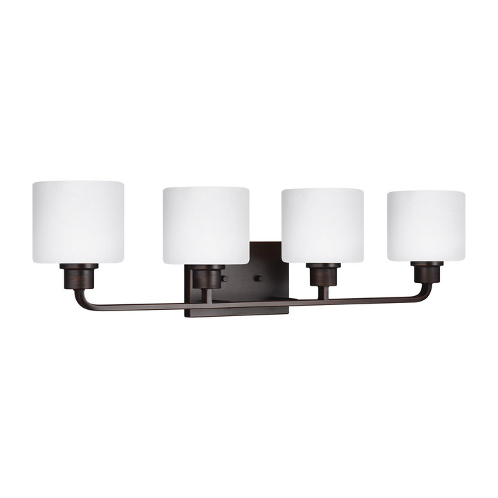 Generation Lighting Canada - 4428804EN3-710 - Four Light Wall / Bath - Canfield - Bronze