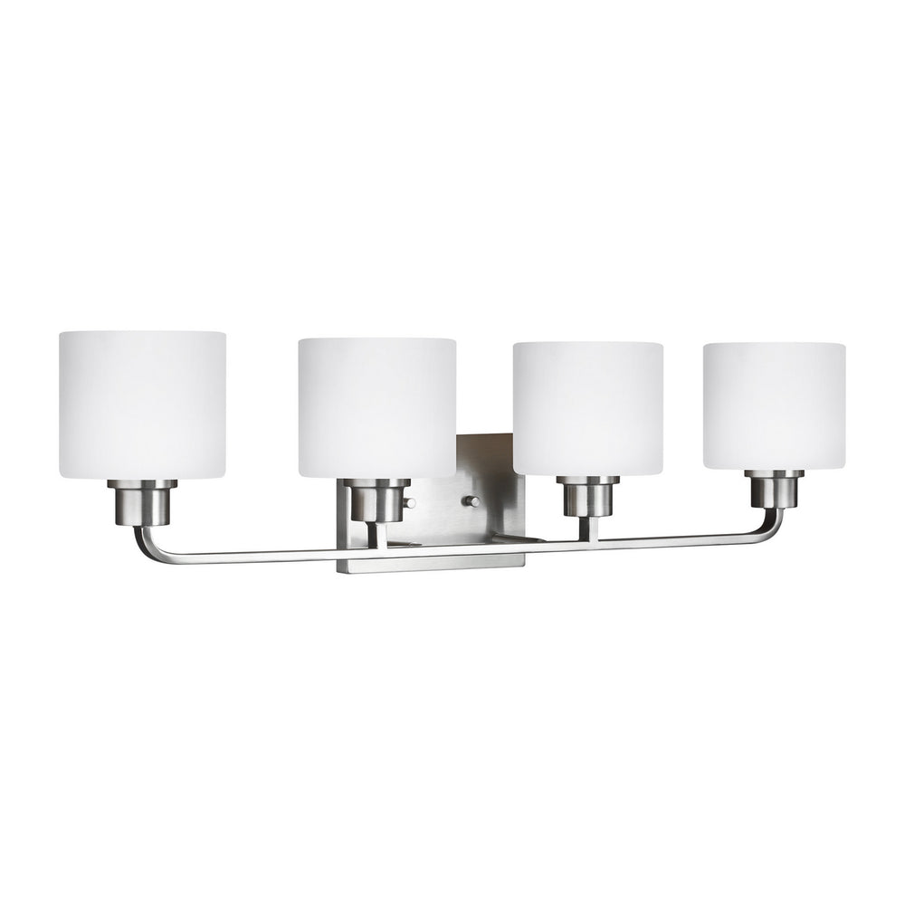 Generation Lighting Canada - 4428804EN3-962 - Four Light Wall / Bath - Canfield - Brushed Nickel