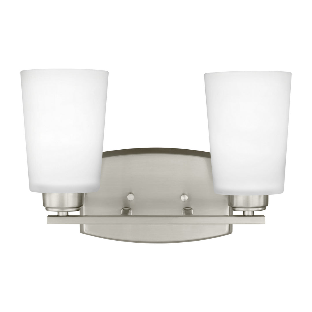 Generation Lighting Canada - 4428902EN3-962 - Two Light Wall / Bath - Franport - Brushed Nickel