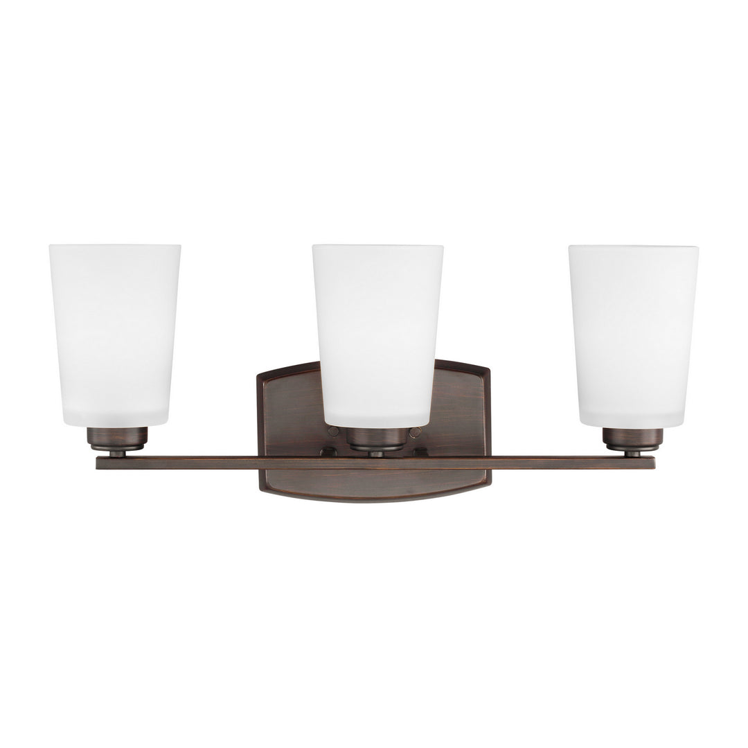 Generation Lighting Canada - 4428903EN3-710 - Three Light Wall / Bath - Franport - Bronze