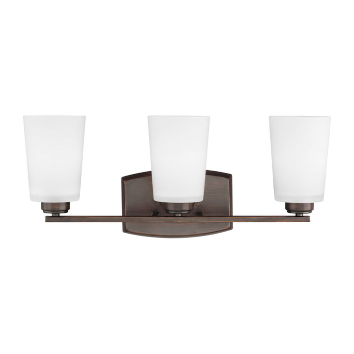 Generation Lighting Canada - 4428903EN3-710 - Three Light Wall / Bath - Franport - Bronze