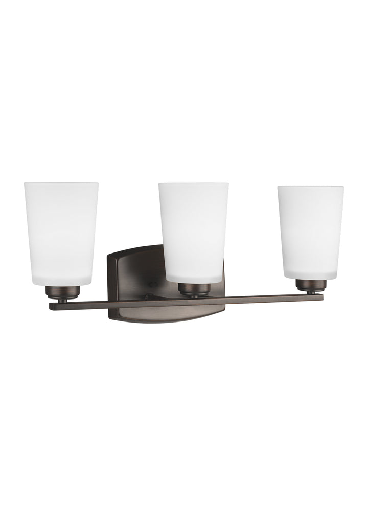 Generation Lighting Canada - 4428903EN3-710 - Three Light Wall / Bath - Franport - Bronze