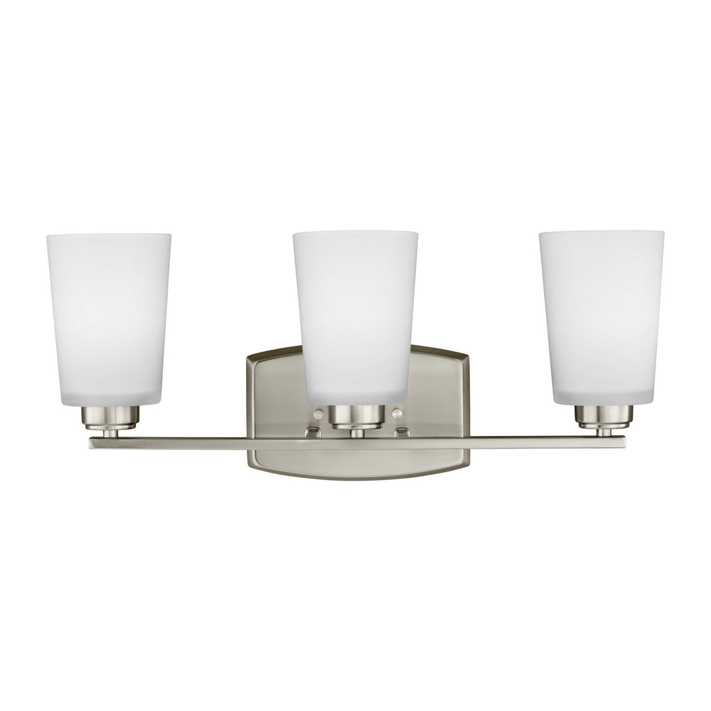 Generation Lighting Canada - 4428903EN3-962 - Three Light Wall / Bath - Franport - Brushed Nickel