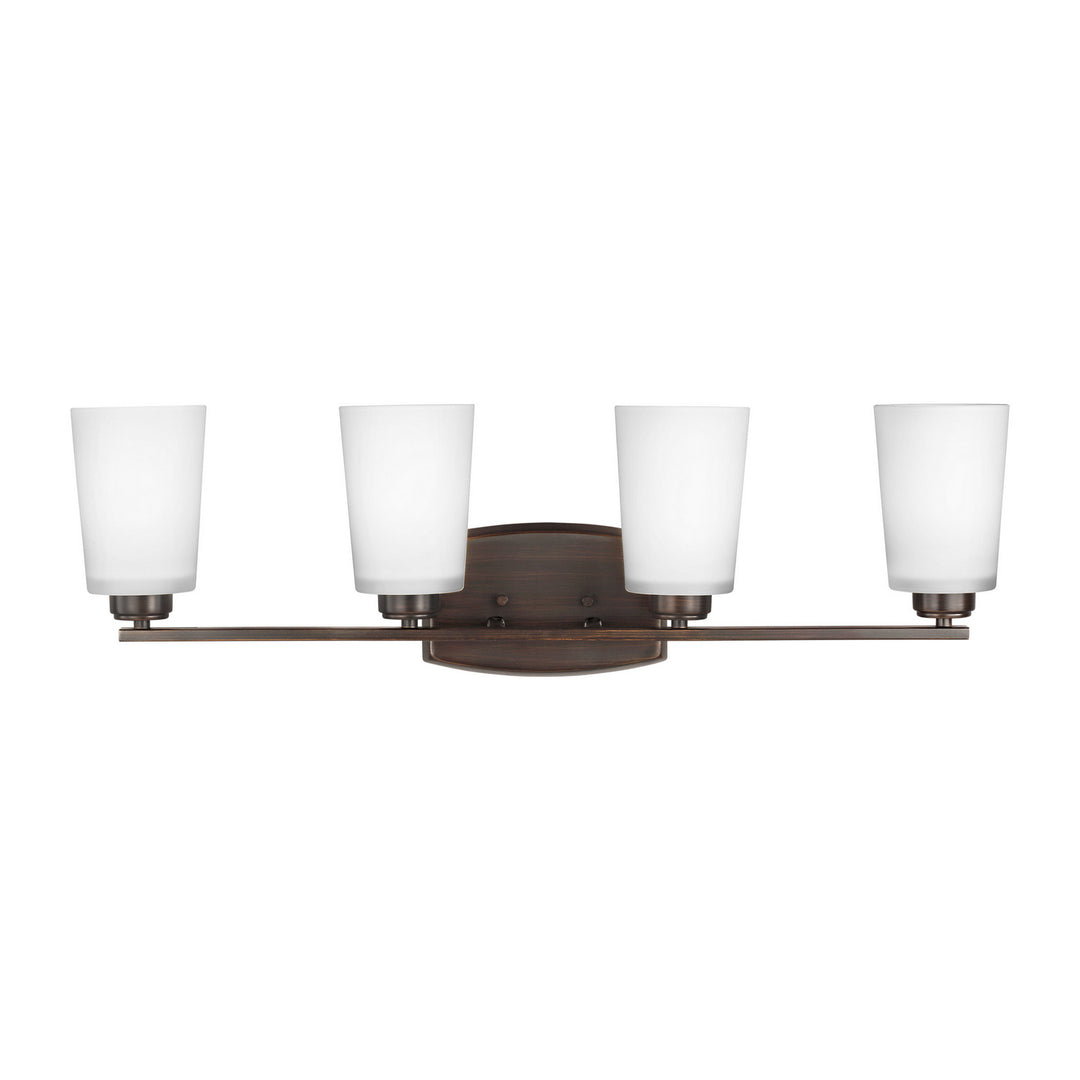 Generation Lighting Canada - 4428904-710 - Four Light Wall / Bath - Franport - Bronze