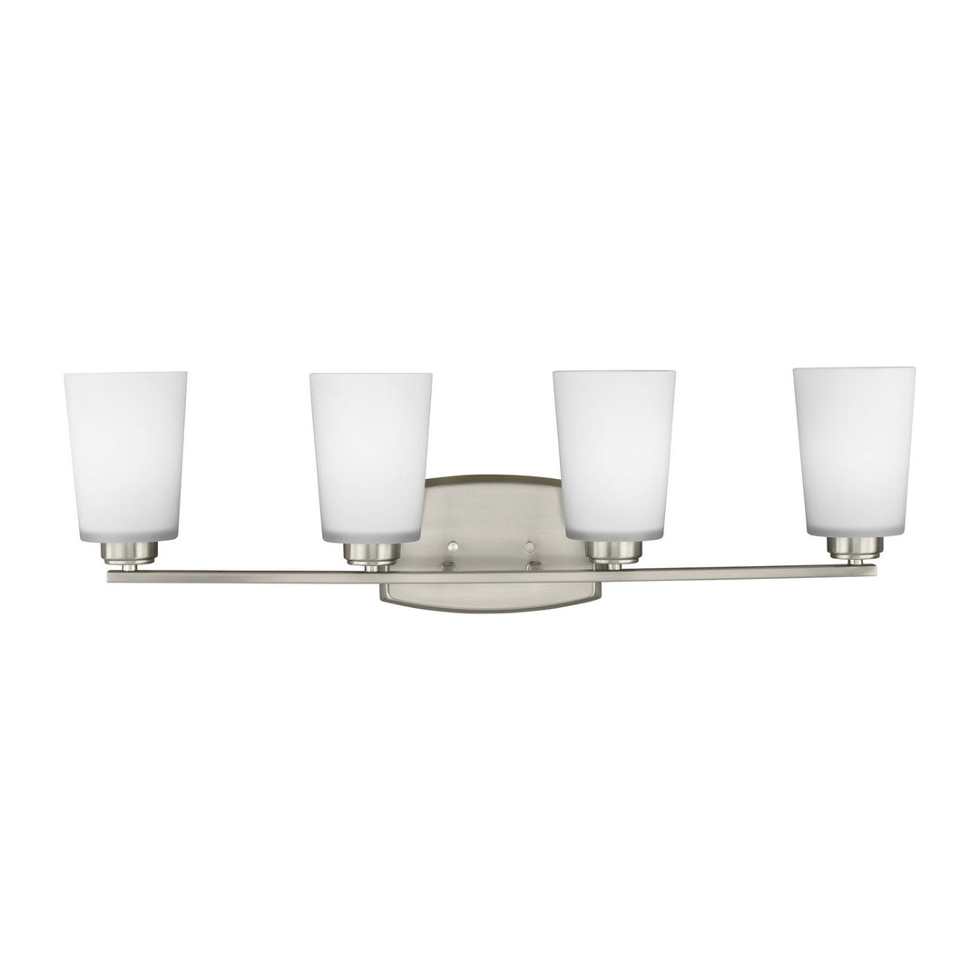 Generation Lighting Canada - 4428904EN3-962 - Four Light Wall / Bath - Franport - Brushed Nickel