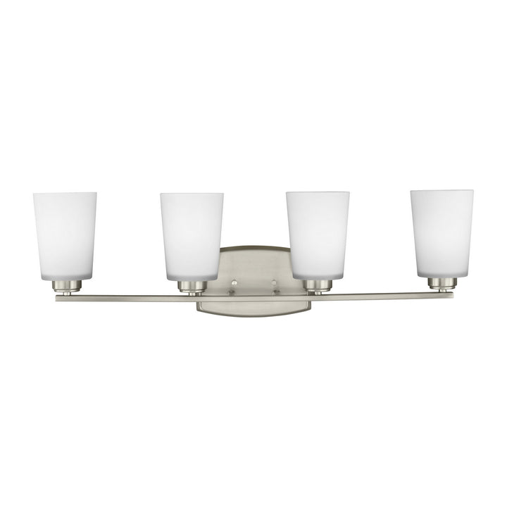 Generation Lighting Canada - 4428904EN3-962 - Four Light Wall / Bath - Franport - Brushed Nickel