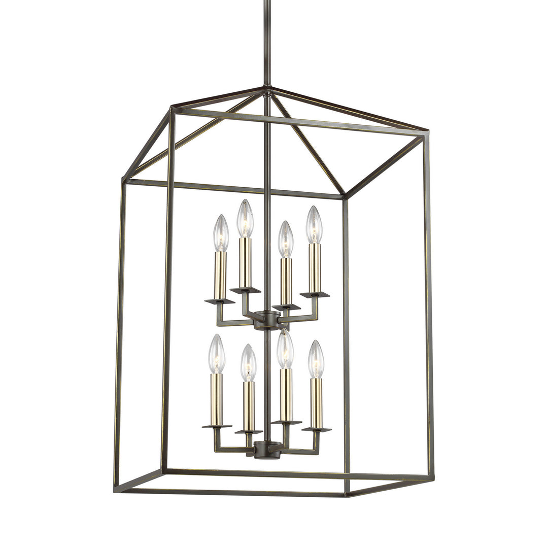 Generation Lighting Canada - 5115008-710 - Eight Light Hall / Foyer - Perryton - Bronze