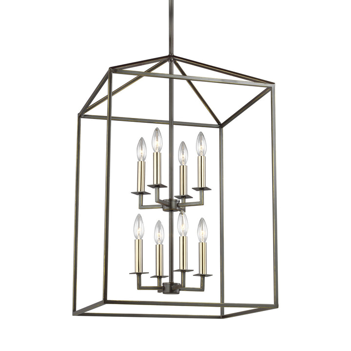 Generation Lighting Canada - 5115008-710 - Eight Light Hall / Foyer - Perryton - Bronze