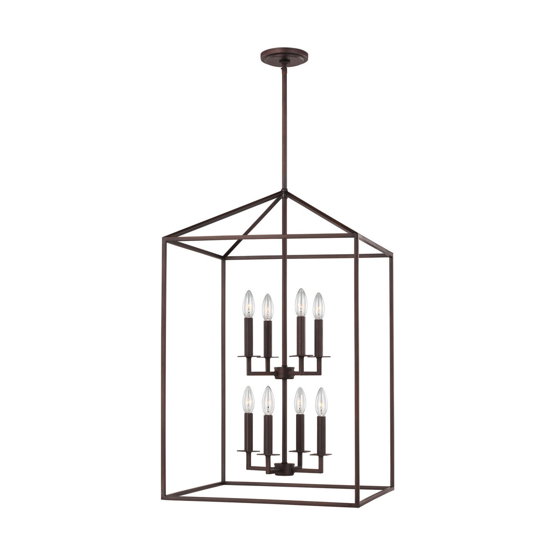 Generation Lighting Canada - 5115008EN-710 - Eight Light Hall / Foyer - Perryton - Bronze