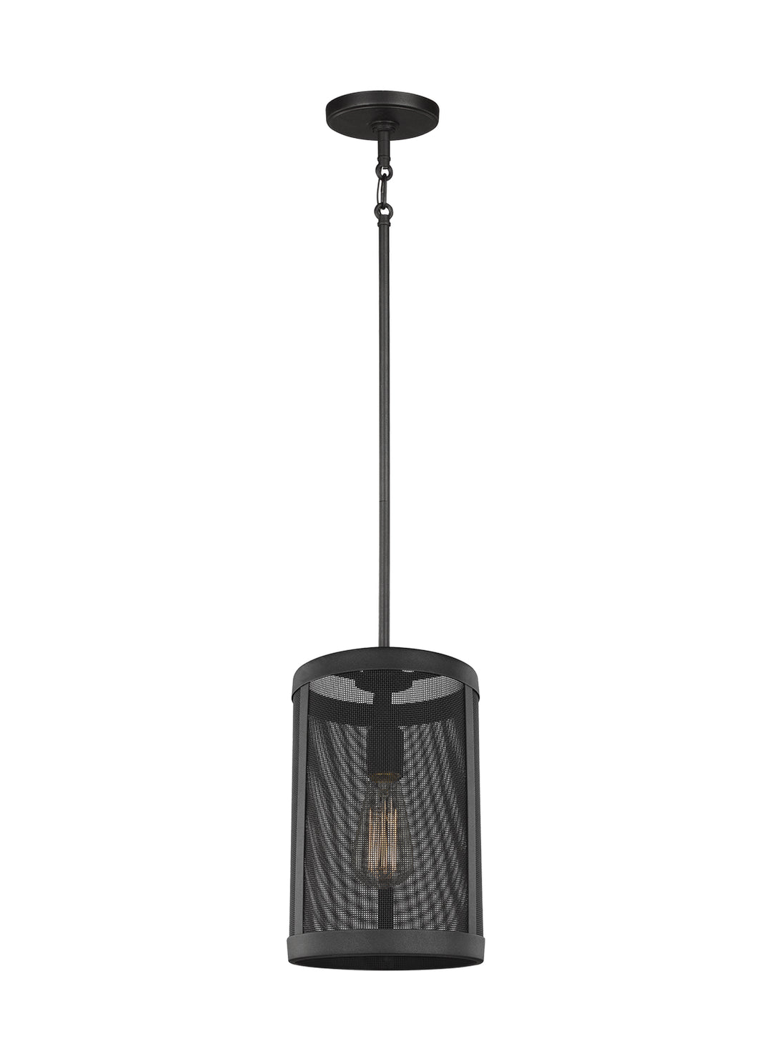 Visual Comfort Studio Canada - 6128501-12 - One Light Mini-Pendant - Gereon - Black