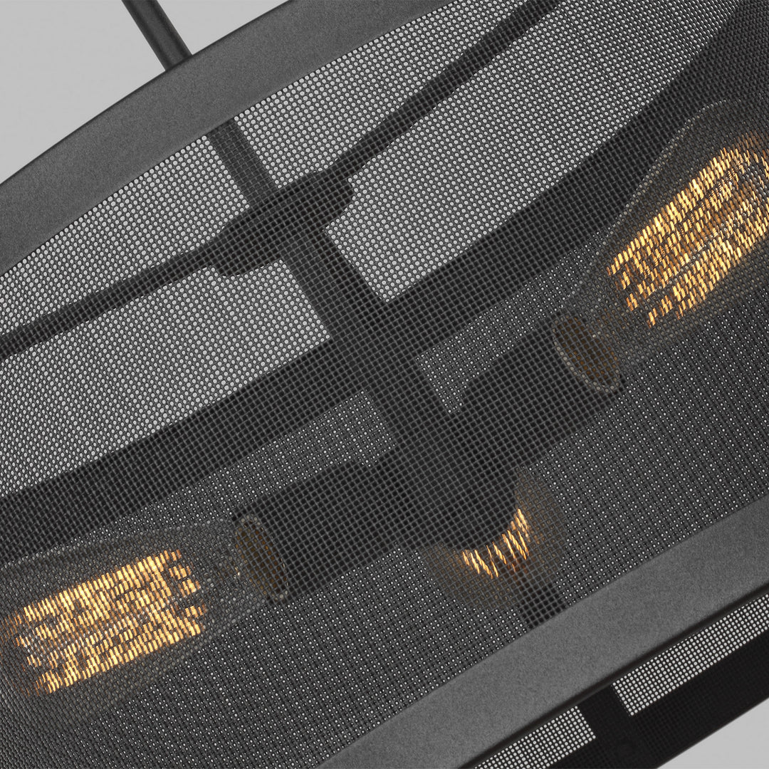 Visual Comfort Studio Canada - 6528503-12 - Three Light Pendant - Gereon - Black