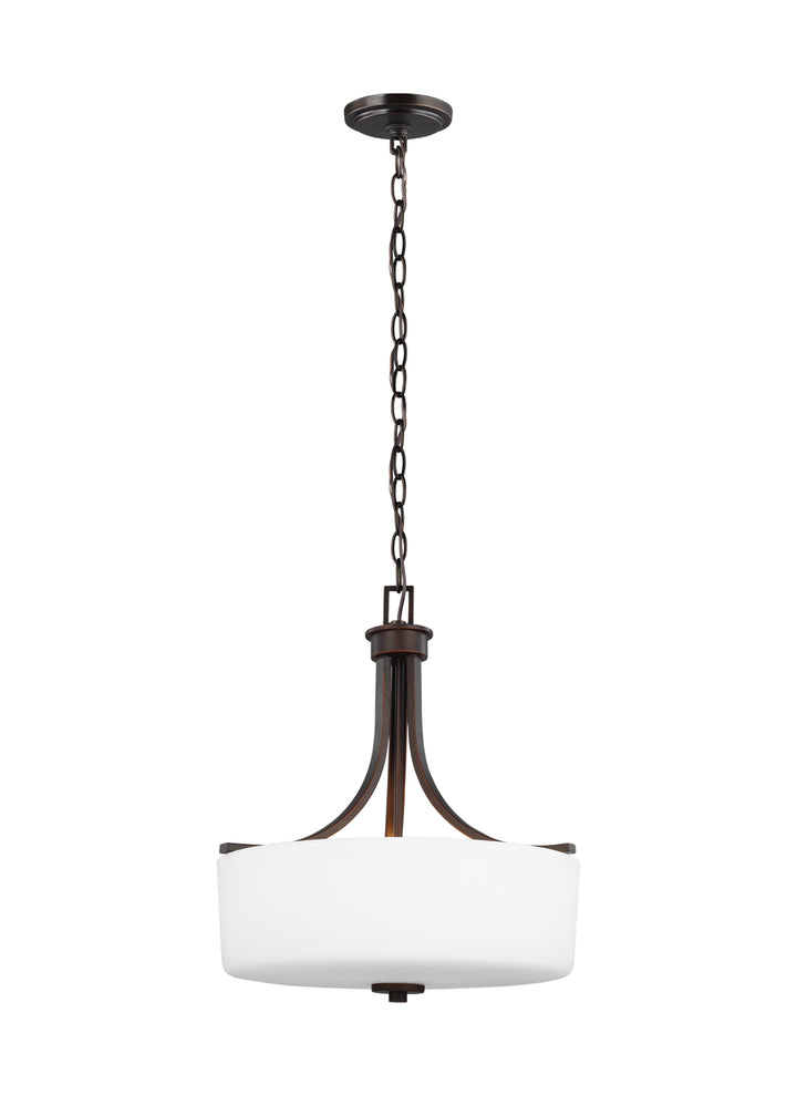 Generation Lighting Canada - 6528803-710 - Three Light Pendant - Canfield - Bronze