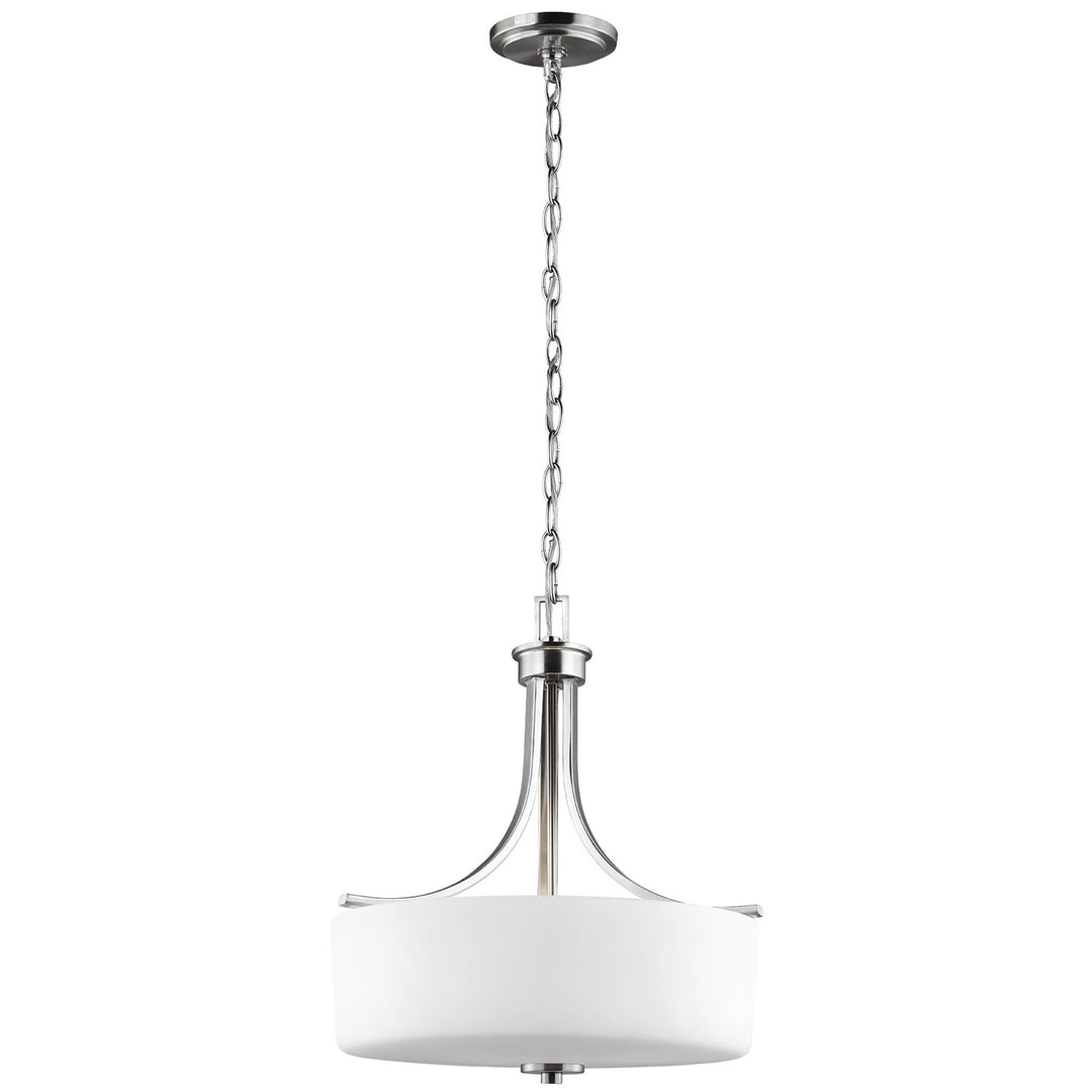 Generation Lighting Canada - 6528803EN3-962 - Three Light Pendant - Canfield - Brushed Nickel