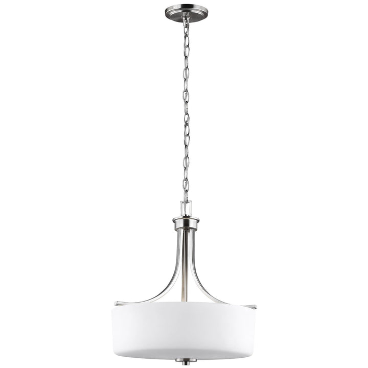 Generation Lighting Canada - 6528803EN3-962 - Three Light Pendant - Canfield - Brushed Nickel