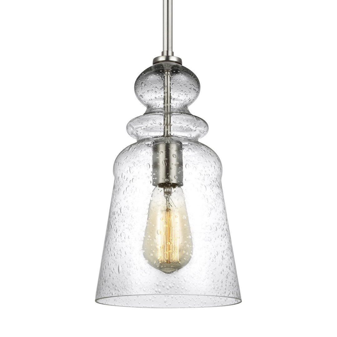 Generation Lighting Canada - 6536901-962 - One Light Pendant - Kea - Brushed Nickel