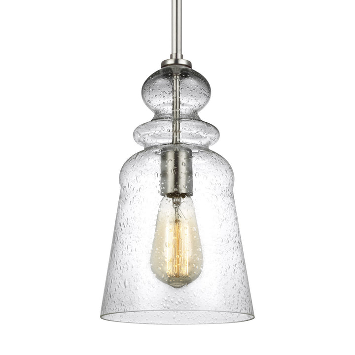 Generation Lighting Canada - 6536901-962 - One Light Pendant - Kea - Brushed Nickel