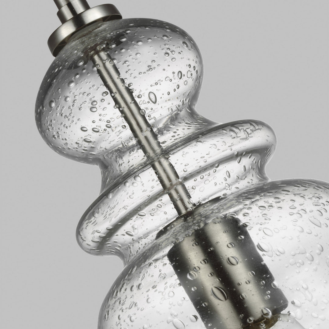Generation Lighting Canada - 6536901-962 - One Light Pendant - Kea - Brushed Nickel