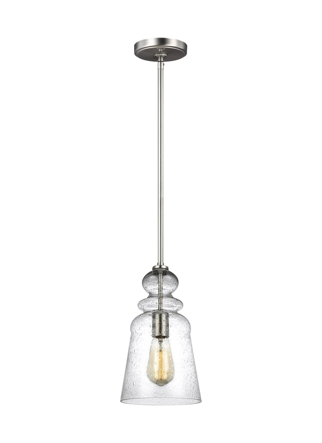 Generation Lighting Canada - 6536901-962 - One Light Pendant - Kea - Brushed Nickel