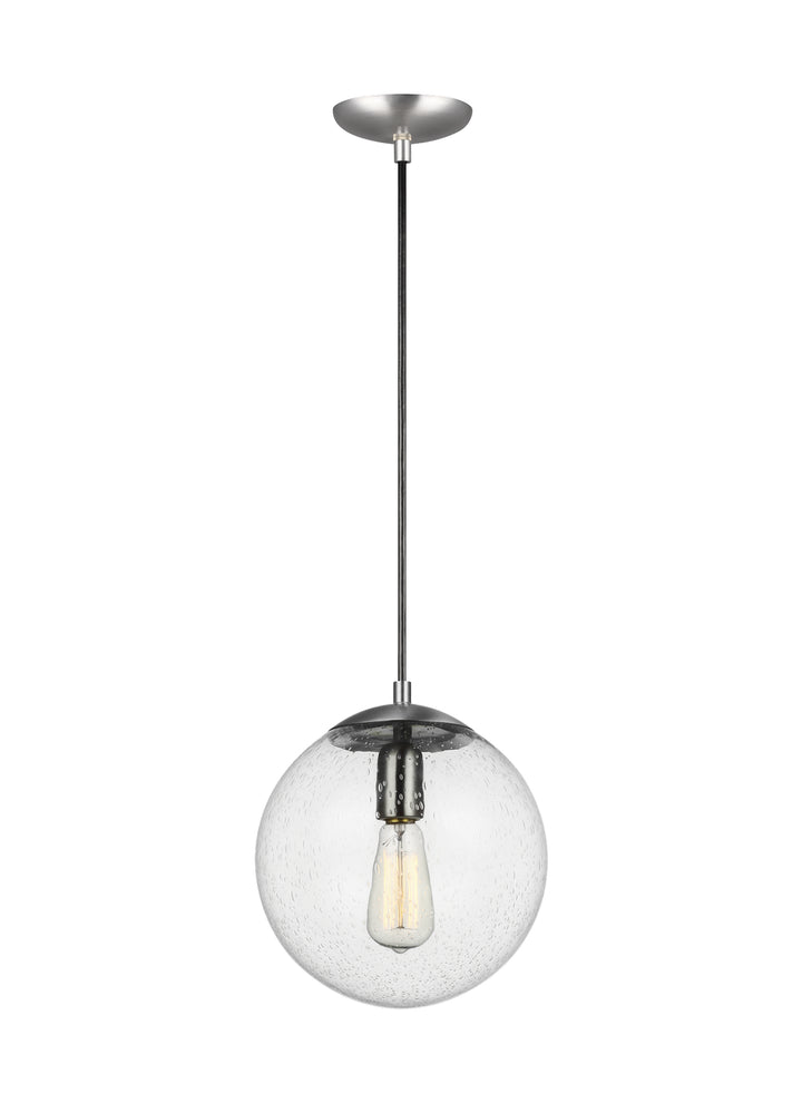 Visual Comfort Studio Canada - 6601801-04 - One Light Pendant - Leo - Hanging Globe - Satin Aluminum