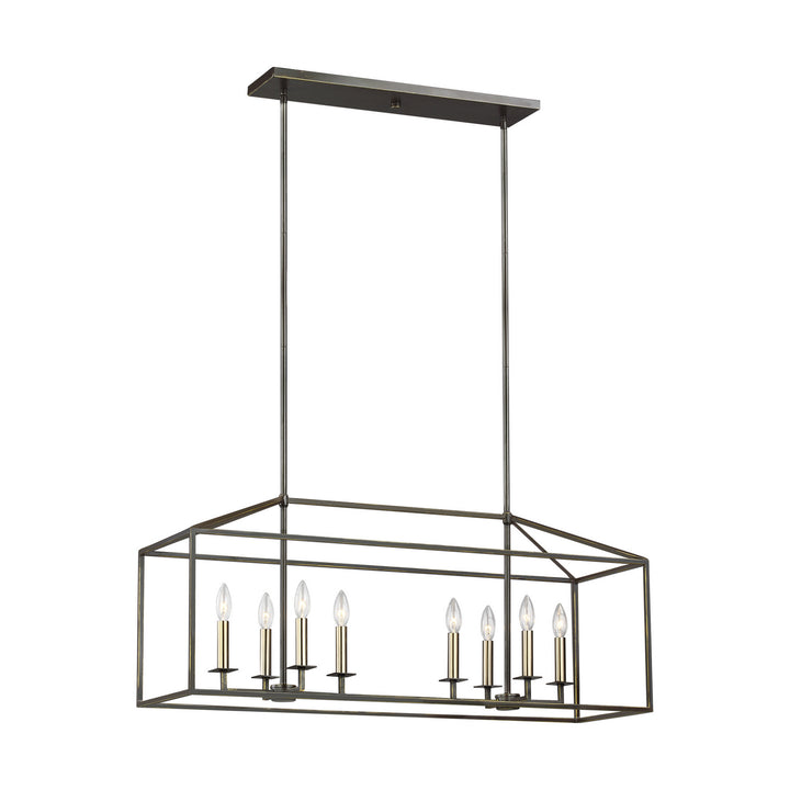 Generation Lighting Canada - 6615008-710 - Eight Light Island Pendant - Perryton - Bronze