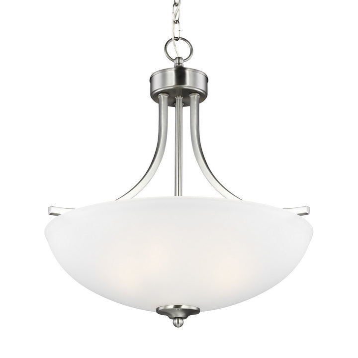 Generation Lighting Canada - 6616503-962 - Three Light Pendant - Geary - Brushed Nickel