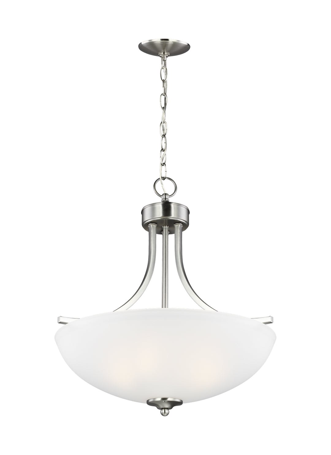 Generation Lighting Canada - 6616503-962 - Three Light Pendant - Geary - Brushed Nickel